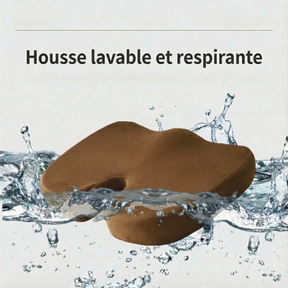 Coussin Rehausseur Adulte Memoire de Forme Marron