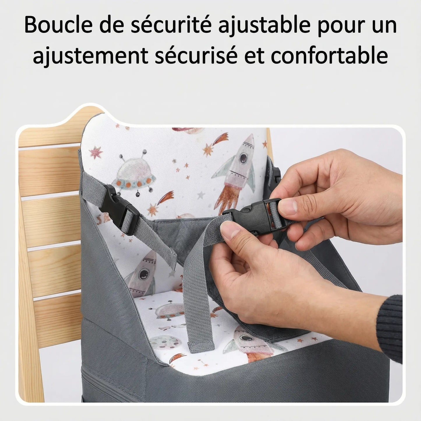 Boucle de Securite Ajustable du Rehausseur