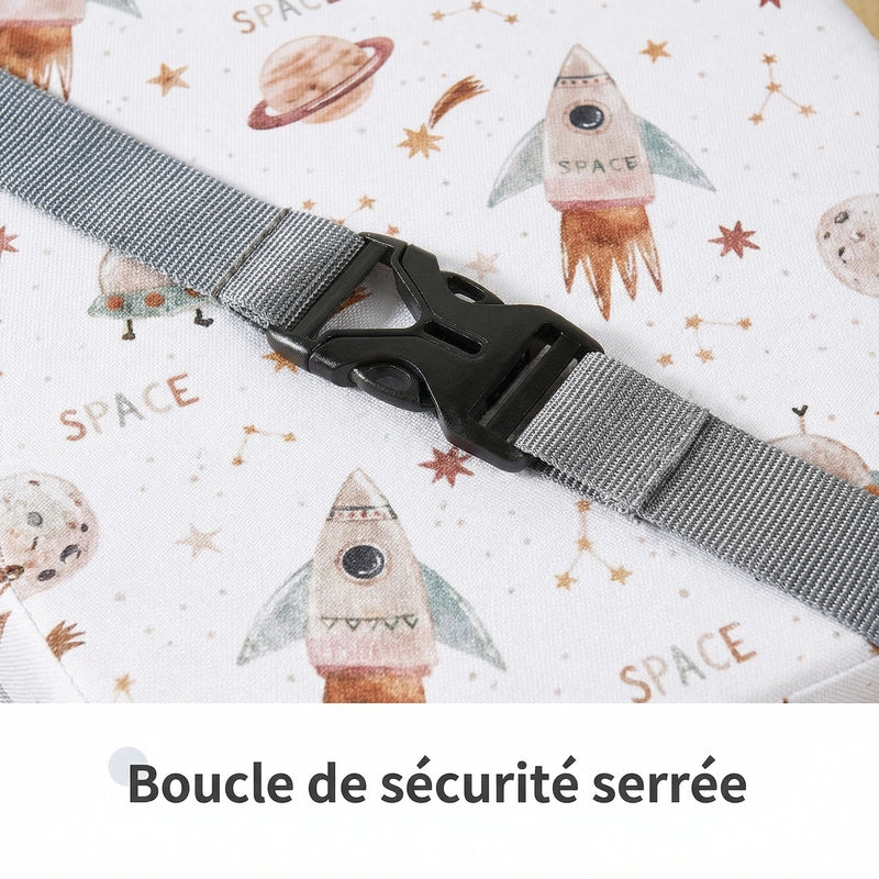 Boucle de Securite Serree du Coussin Rehausseur Enfant