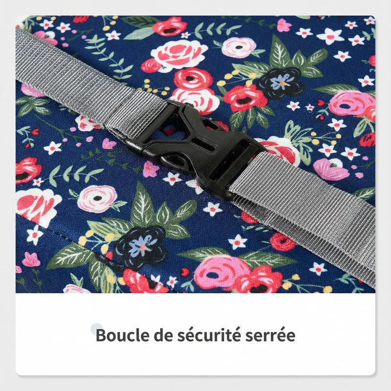 Boucle de Securite du Coussin a Motif Floraison