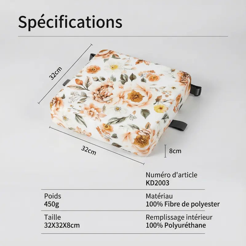 Coussin Rehausseur Motif Fleur Specifications