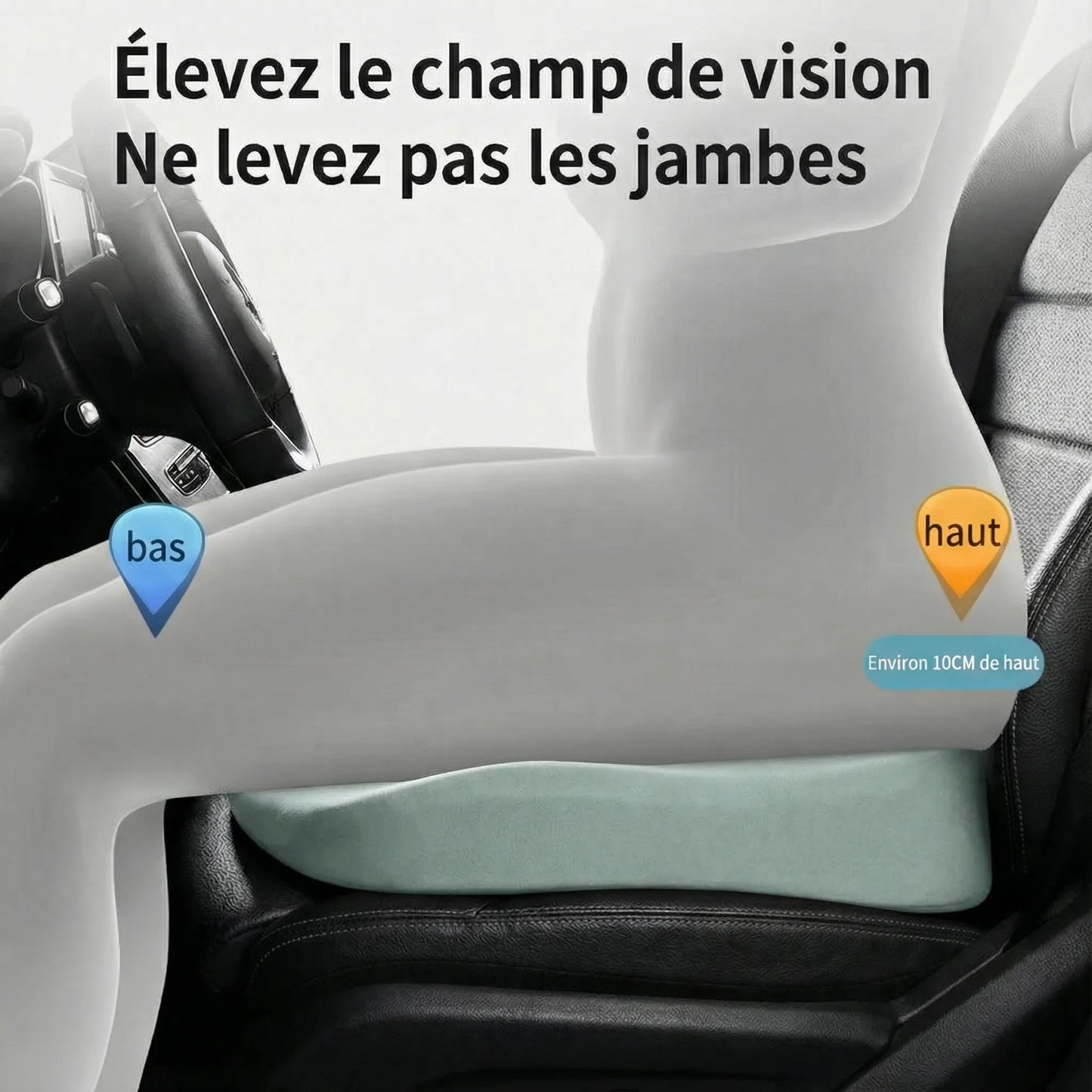 Coussin Rehausseur Vert Vue Generale