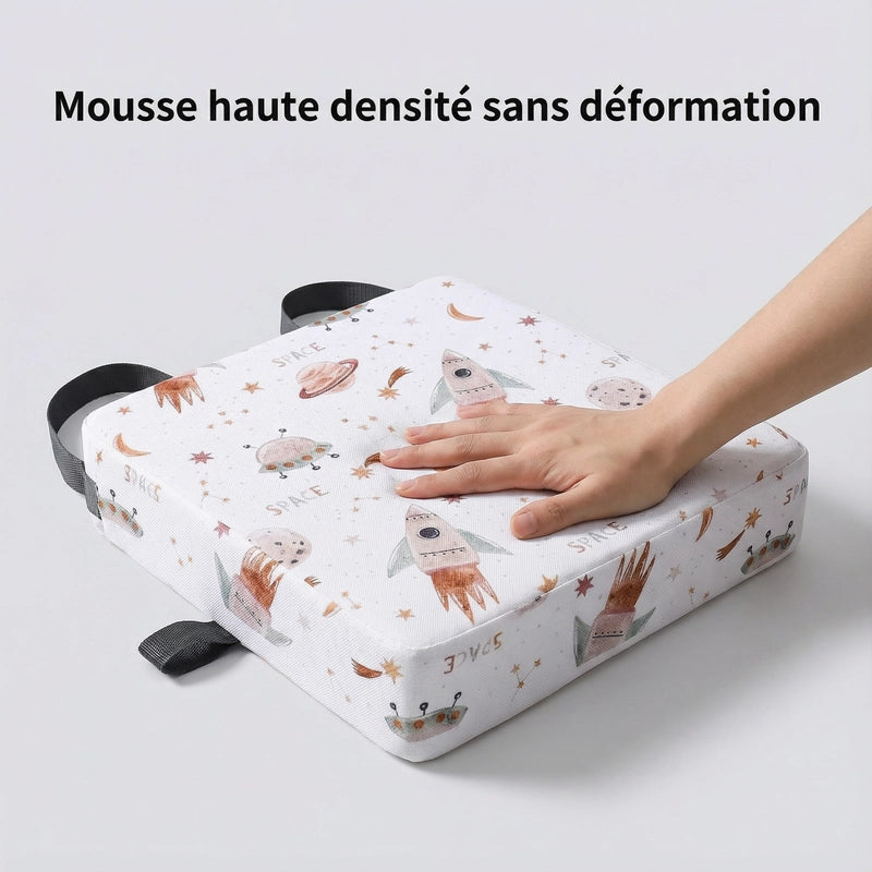 Mousse a Haute Densite du Coussin Rehausseur Enfant Motif Espace