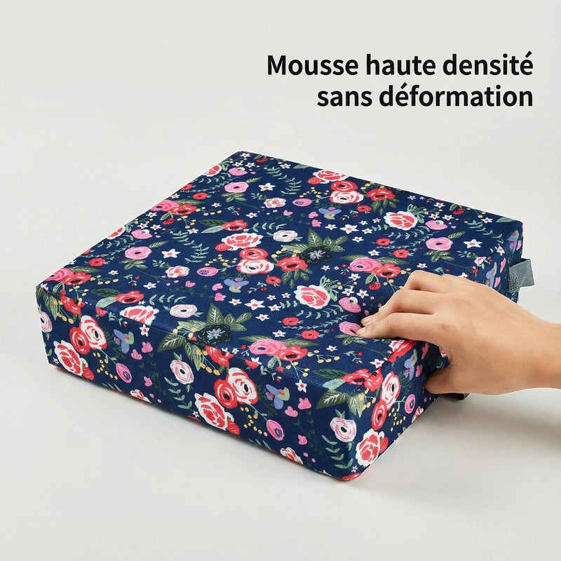 Mousse a haute densite du Coussin Rehausseur Enfant a Motif Floraison