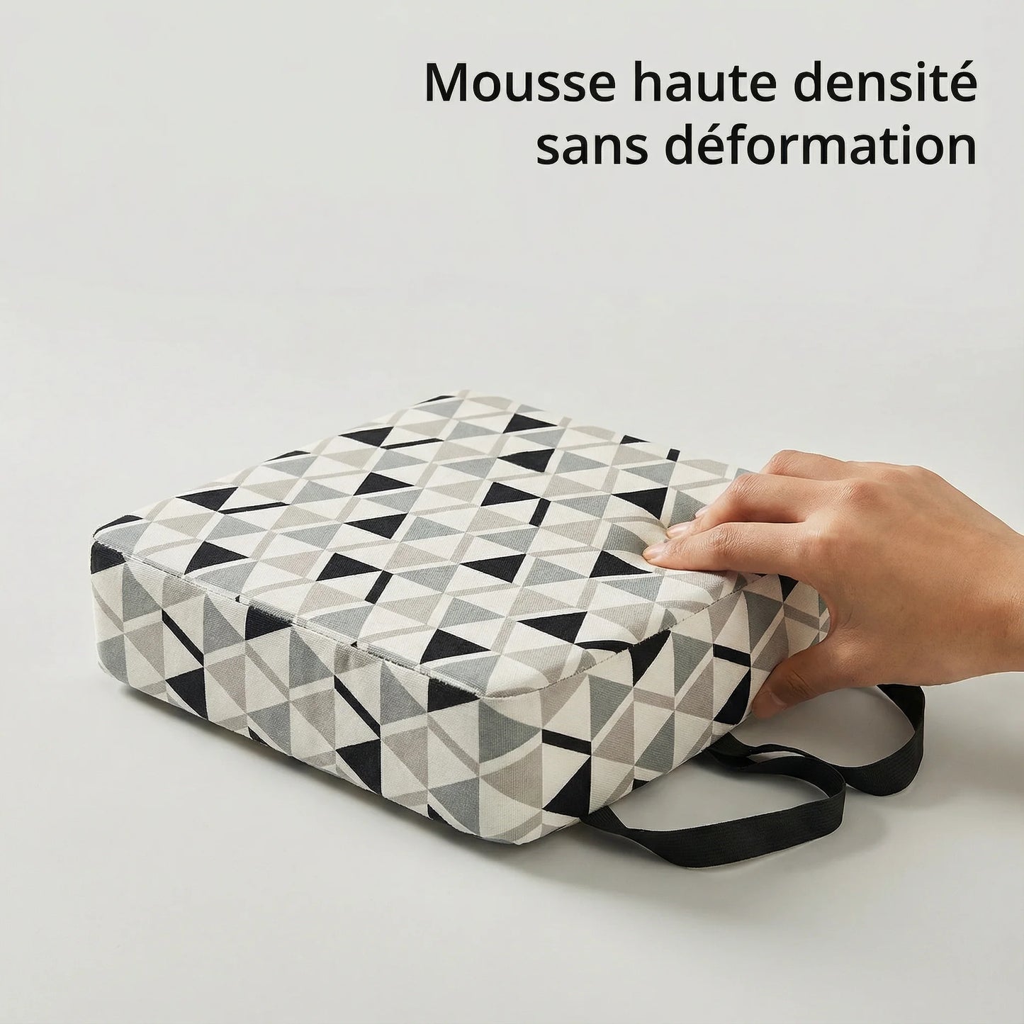 Mousse du Coussin Rehausseur Enfant Motif Triangle