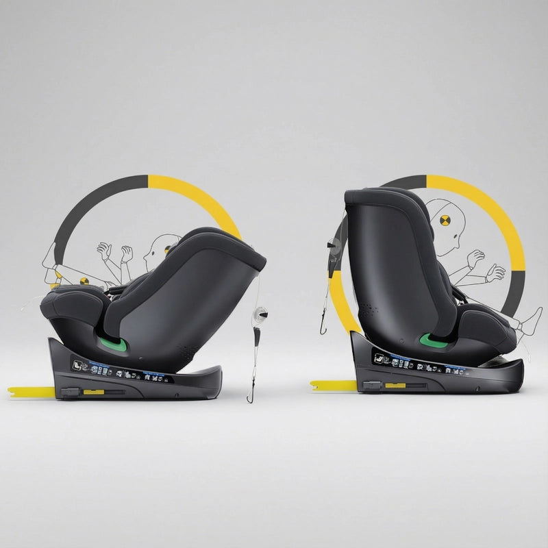 Norme du Siege Auto Rehausseur Avec Dossier Noir