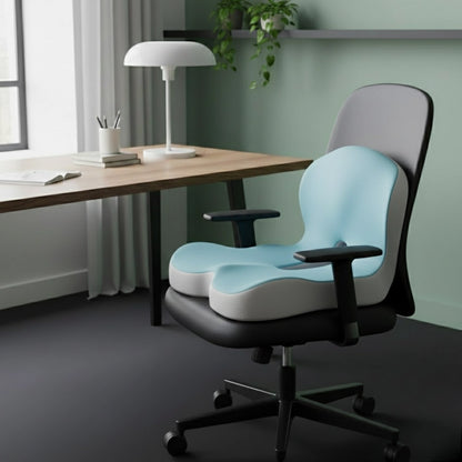 Rehausseur Chaise Ergonomique Bleu Ciel sur Chaise bureau