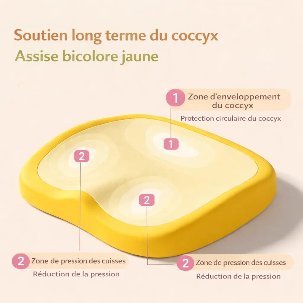 Rehausseur Chaise Adulte Jaune Description 