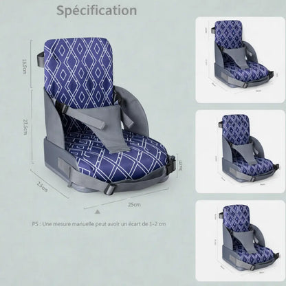 Rehausseur Chaise Bébé Diamand Bleu Description