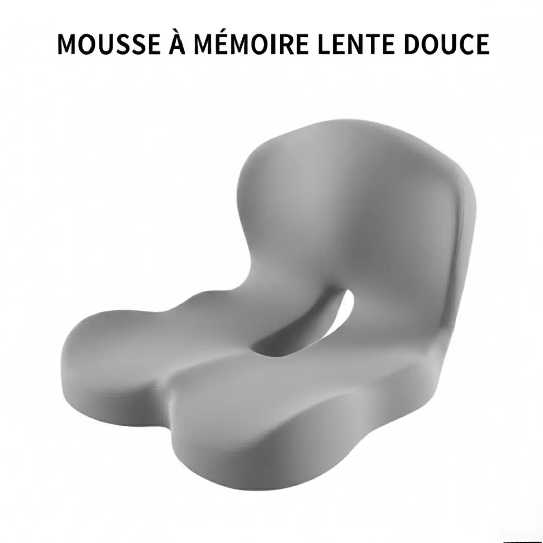 Rehausseur Chaise Ergonomique Gris Memoire