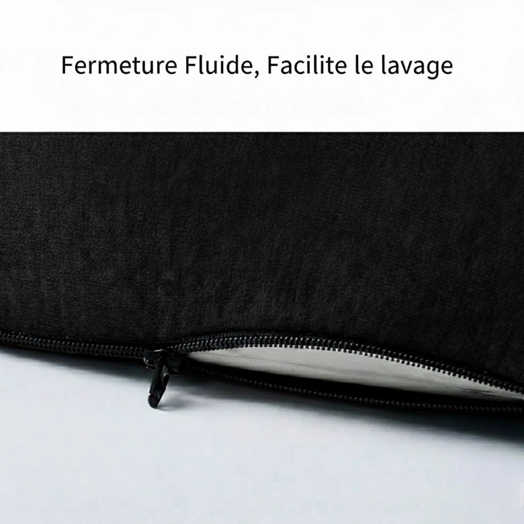Rehausseur Chaise Ergonomique Noir Fermeture 