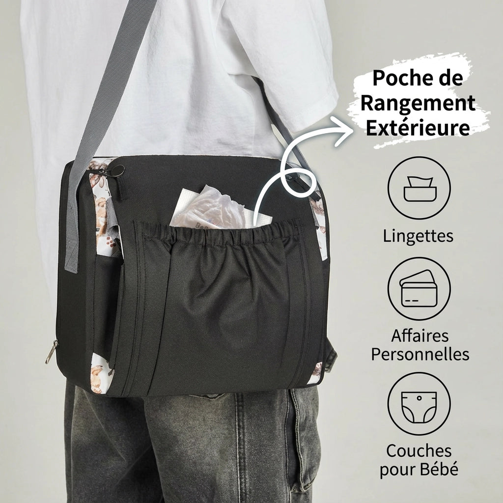 Rehausseur Chaise Fiche Poche de Rangement