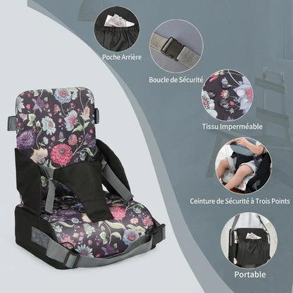 Rehausseur Chaise Motif Fleur Avantage Globale