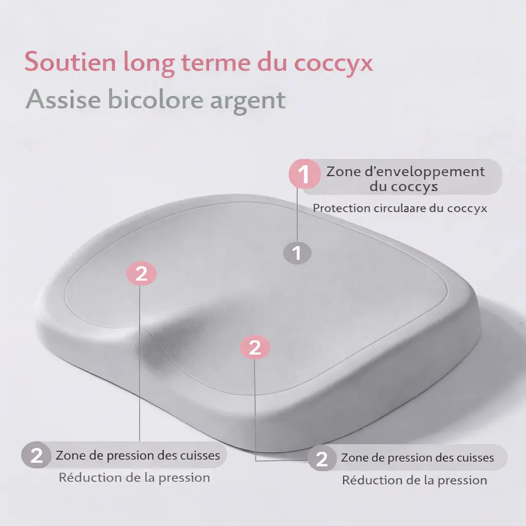 Rehausseur Chaise Pour Adulte Argent Description