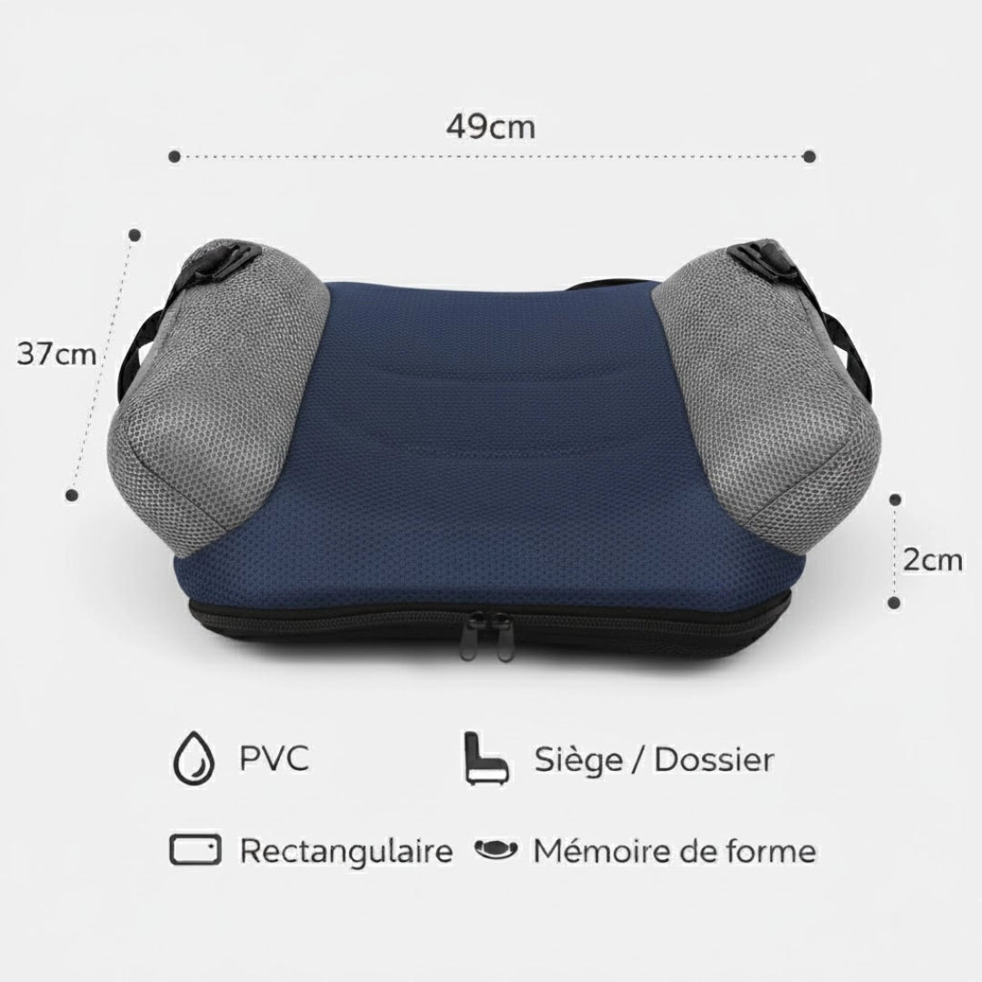 Rehausseur Gonflable Bleu Caracteristique