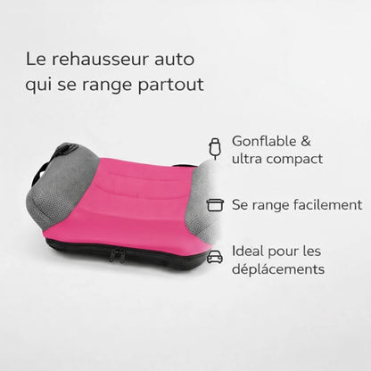 Rehausseur Gonflable Rose Ultra Doux
