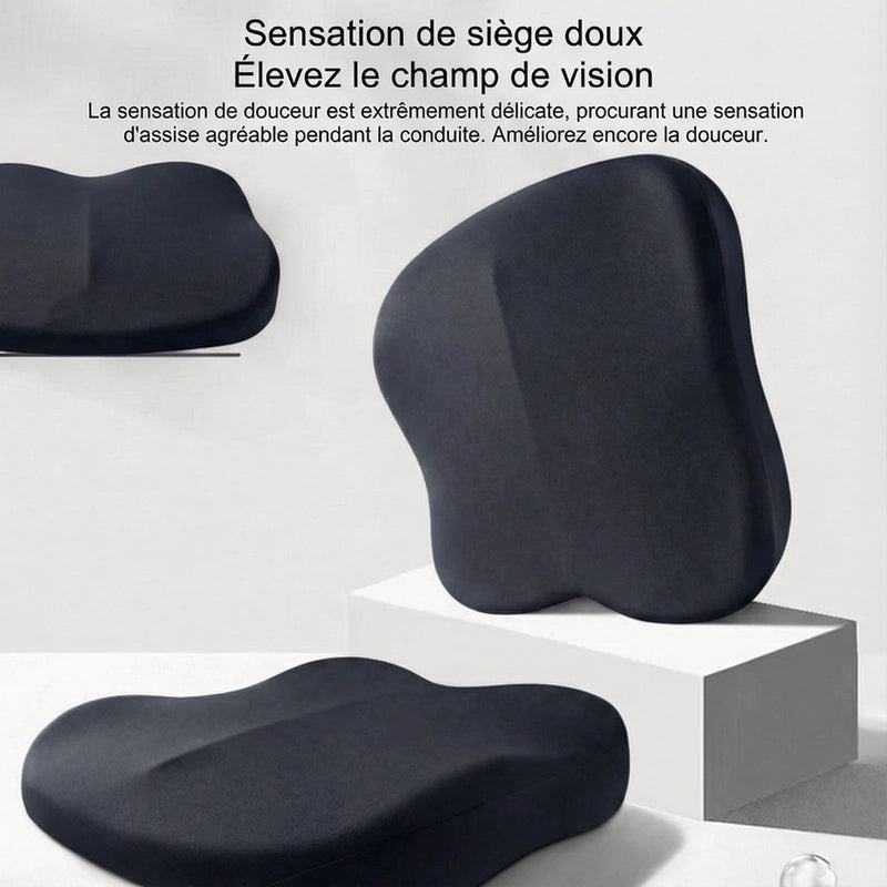 Sensation Coussin Rehausseur Voiture Noir 