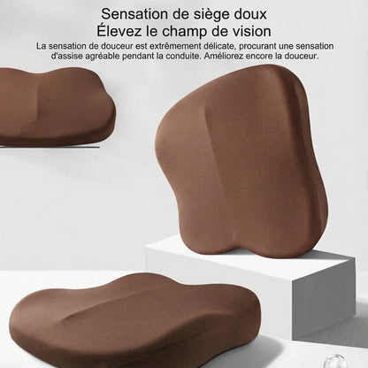 Sensation du Coussin Rehausseur Pour Voiture Marron