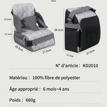 Taille et Caractéristique du Chaise Rehausseur